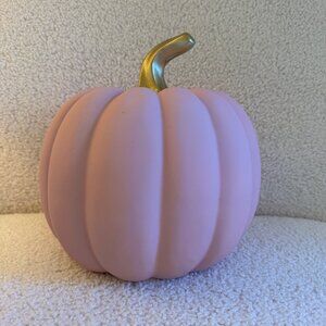 Pink Ceramic Pumpkin